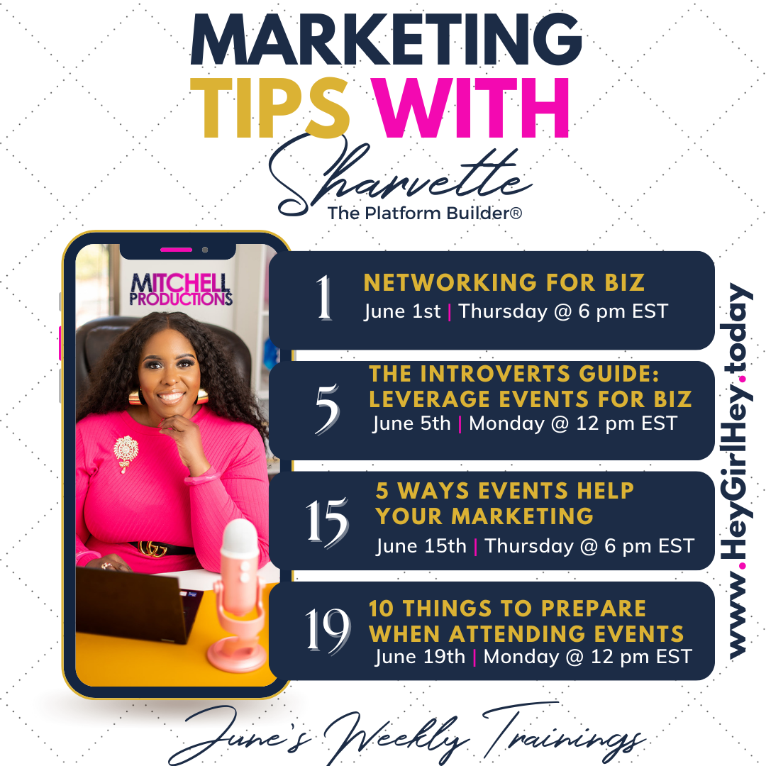 Marketing Tips With Sharvette
